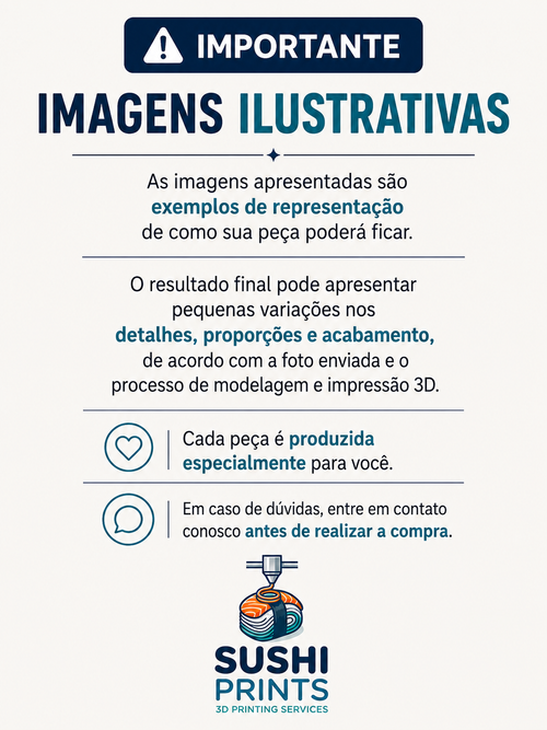 Personalização por Foto ( CHIBI ) | 1 Pessoa