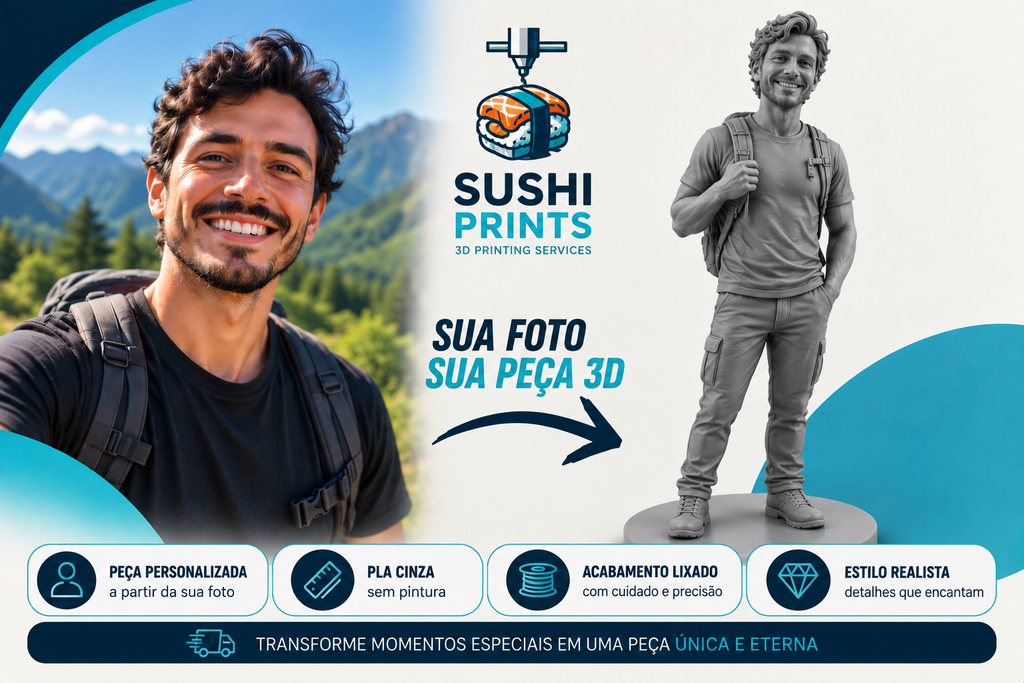 Personalização por Foto ( Realista ) | 1 Pessoa